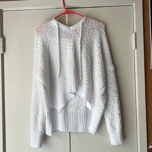 Chunky Knit Boucle Hoodie